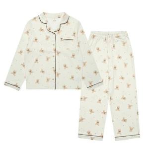 에꼴리에 HC33 곰돌이프린트 파자마세트 24QR752