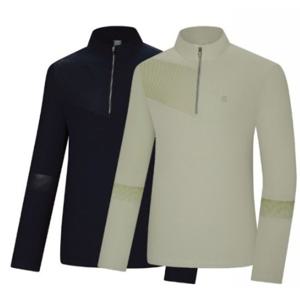 [콜핑]LD08 남자 봄여름 냉감 스트레치 등산긴팔집업티 KVT4360M