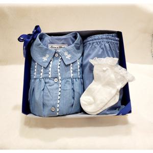 [쇼콜라]퓨리레이스원피스+벨디양말세트TTOMOE092B-SET