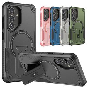 갤럭시퀀텀6 A56 5G 아머 맥세이프 범퍼 킥스탠드 하드 케이스