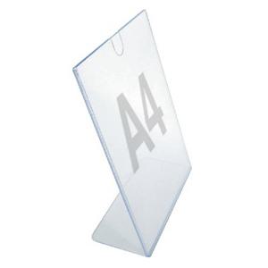 세모네모 A4 L자형 세로 A210297 POP꽂이 POP꽂이 스탠드POP꽂이 POP케이스 아크릴POP꽂이 아크릴POP케이스