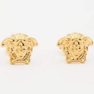 26 SS 베르사체 Medusa 메두사 헤드 엠블럼 골드톤 스터드 이어링 DG25591 DMT1 D00H