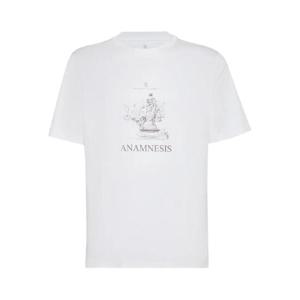 26 SS Brunello Cucinelli 조각상 프린트 티셔츠 M0B138485CC770 TP439114006