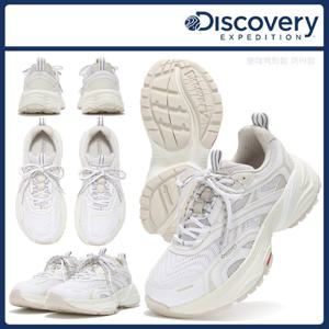 디스커버리 25년 신상 남성/여성/공용 볼트(화이트) 키높이 커플 운동화/아웃도어신발/메쉬슈즈 DXMIA DXSH5215N(WHS)