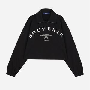 [클라이드]여성 카라 반집업 맨투맨 FOATS631F