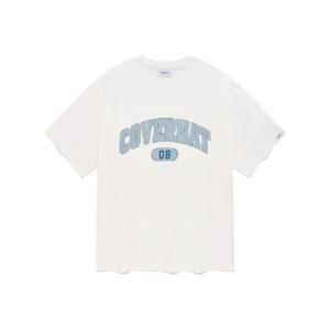 커버낫반팔티 CQK CO2402ST29-WH 아치 로고 티셔츠 화이트