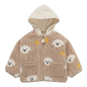 [블루독베이비] 25FW겨울신상 (BR)도기 패턴 FUR점퍼 HH (45C1411301)