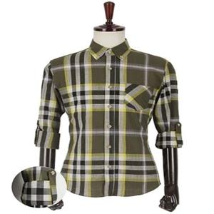 린넨 체크패턴 롤업 셔츠 남성의류 남성셔츠 남성남방