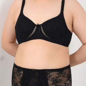 로사떼 꽃무늬 쟈가드 몰드 와이어 빅사이즈 B컵 브라