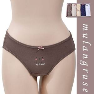 동화 깜찍한 디자인의 프렌드 여삼각 미디 팬티 5매입