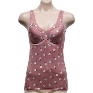 (보엠)편안한 꽃무늬 여성 노와이어 몰드 브라런닝