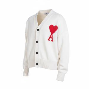 아미 남성 빅하트 로고 가디건 (BFUKC002 018 154) 24FW