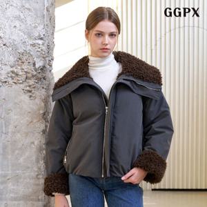 [지지피엑스]하이넥 퍼 카라 리버시블 야상 점퍼 (GPDJJ033D)