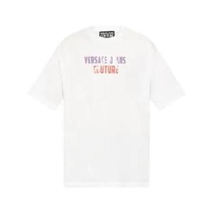 25SS 베르사체 반팔 티셔츠 78GAHC02CJ01C003 BIANCO DOM