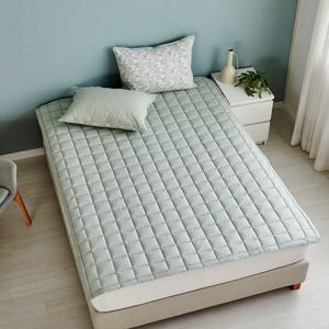 [모던하우스] 더 도톰해진 퓨어코튼 고밀도 60수 패드 슈퍼싱글 세이지그린