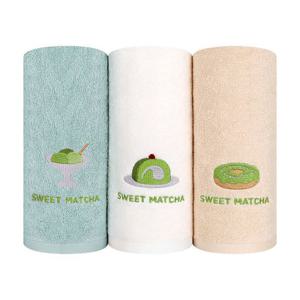 [송월타올]스위트말차 세면타올 130g 1매