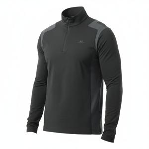 J.LINDEBERG LUKAS QUARTER ZIP MID LAYER (GMJS10952-9999) (남성 루카스 쿼터 짚 미드 레이어)