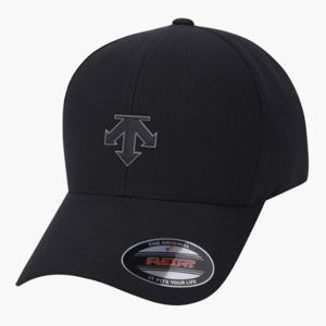 데상트골프모자 JQS DQ12MFCP33-BLKG 남성 플랙스핏 볼캡 / BLACK