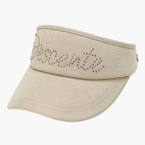 데상트골프썬캡 VQA DR12WFSV13-BEGG 여성 샤이니 포인트 선바이저 / Beige