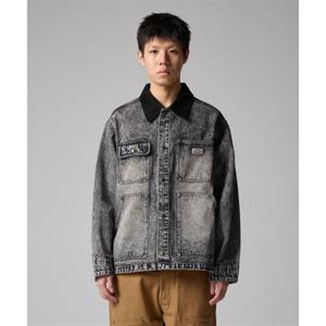 디키즈 DICKIES 유틸리티 워시드 데님 초어 재킷 Light Gray Denim DK0A87UHL26 382039