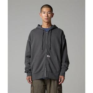 디키즈 DICKIES 가먼트 다이드 베이직 후드 집업 Charcoal DIKU252LRZH001CC 382045