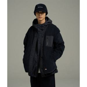 디키즈 DICKIES 폴라텍 플리스 재킷 가디건 Black DIKU242LRCD503BK 381700