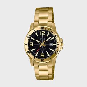 CASIO 카시오 MTP-VD01G-1B 남성시계 메탈밴드 손목시계