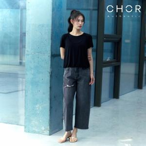 코어 어센틱 26SS 데미지 로우컷 데님