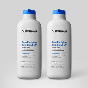 [닥터포헤어] 비듬두피 가려움 각질케어  안티댄드러프 샴푸 500mlx2