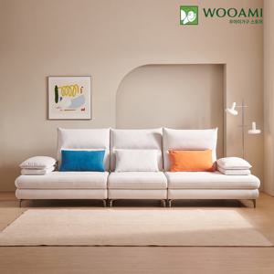 우아미가구 샤롯 4인 코브라 스윙 코모도 패브릭 소파