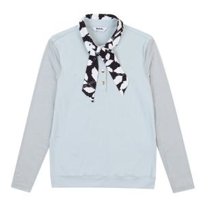 [볼빅어패럴] 여성 골프 스카프 에리 냉감소매 카라 티셔츠 VLTSN301_LG