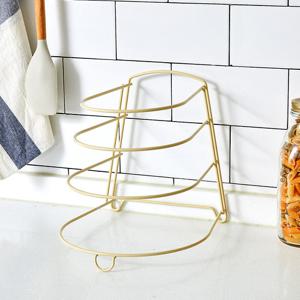 [모던하우스] 마이키친 컬러코팅 프라이팬정리대 베이지