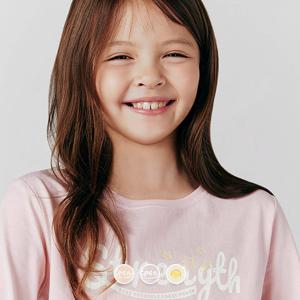 [지오다노주니어] 03383606 코튼 저지 프린트 긴팔 티셔츠(여)