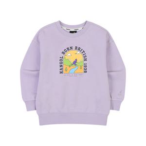 [캉골키즈]어드벤처 그래픽 스웻셔츠 QA 0006 라벤더