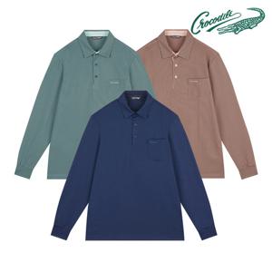 [크로커다일] 기능성 솔리드 카라 티셔츠 CDAAATS1484