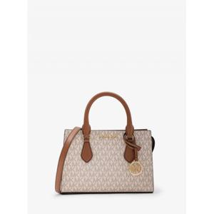 마이클 코어스 쉴라 센터 지퍼 사첼 스몰 - MK 시그니처 35S3G6HS5B150 바닐라