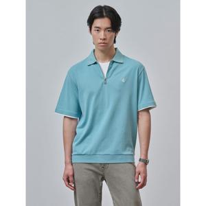 [빈폴멘] 레이어드 반집업 피케 티셔츠  라이트 그린 (BC4742C51L)