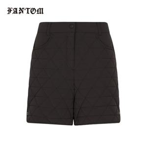 [팬텀] 여성 퀼팅 부분 밴딩 숏팬츠