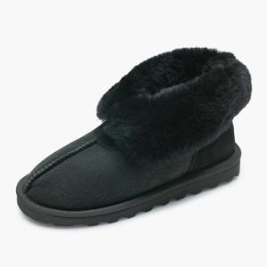 [베어파우(슈즈)]MARILYN 여성 경량 양가죽 방한 어그 양털 부츠 K2664001PD-W 블랙