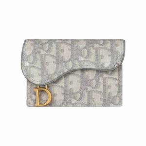 (명품) 디올 SADDLE 플랩 카드 지갑 S5611C