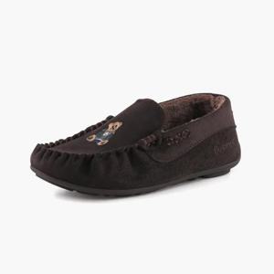 [베어파우(슈즈)]DOLLIE BEAR 아동 겨울 방한 털 모카신 초코 K820004PD-K 1CM