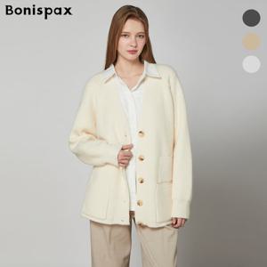 [보니스팍스(여성의류)]V넥 쓰리 포켓 니트 가디건 (XOAKG011M0)