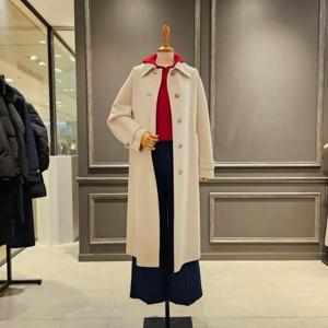 [아니베에프]A4BWLC300_골드버튼 루즈핏 맥 코트