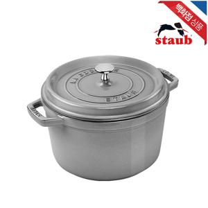 [스타우브]원형 하이 탑 꼬꼬떼 냄비 24cm 그레이 (ST2502418)