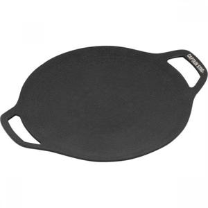 캡틴 스태그 UG-1591 [20cm 원형 그릴 플레이트, 알루미늄, 불소 마감, 모든 열원과 호환 가능, 블랙]