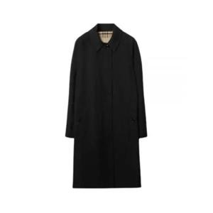 버버리 미드 렝스 캠던 헤리티지 카 코트 8079398 BLACK DOM