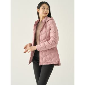 [지센][지센] 심리스 후드탈착 핏티드 덕다운 점퍼 LSLWNA52_PK