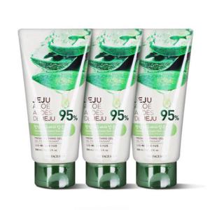 [LG생활건강] 더페이스샵 신선한 제주 알로에 수딩젤 튜브형 300ml 3개