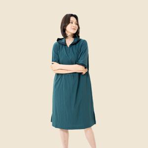 [크로커다일레이디] 니트 테이프 장식 후드 원피스_CLDMOP115