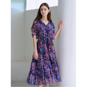 [아날도바시니](아날도바시니) 벨소매 쉬폰 원피스(AX07OP22M)